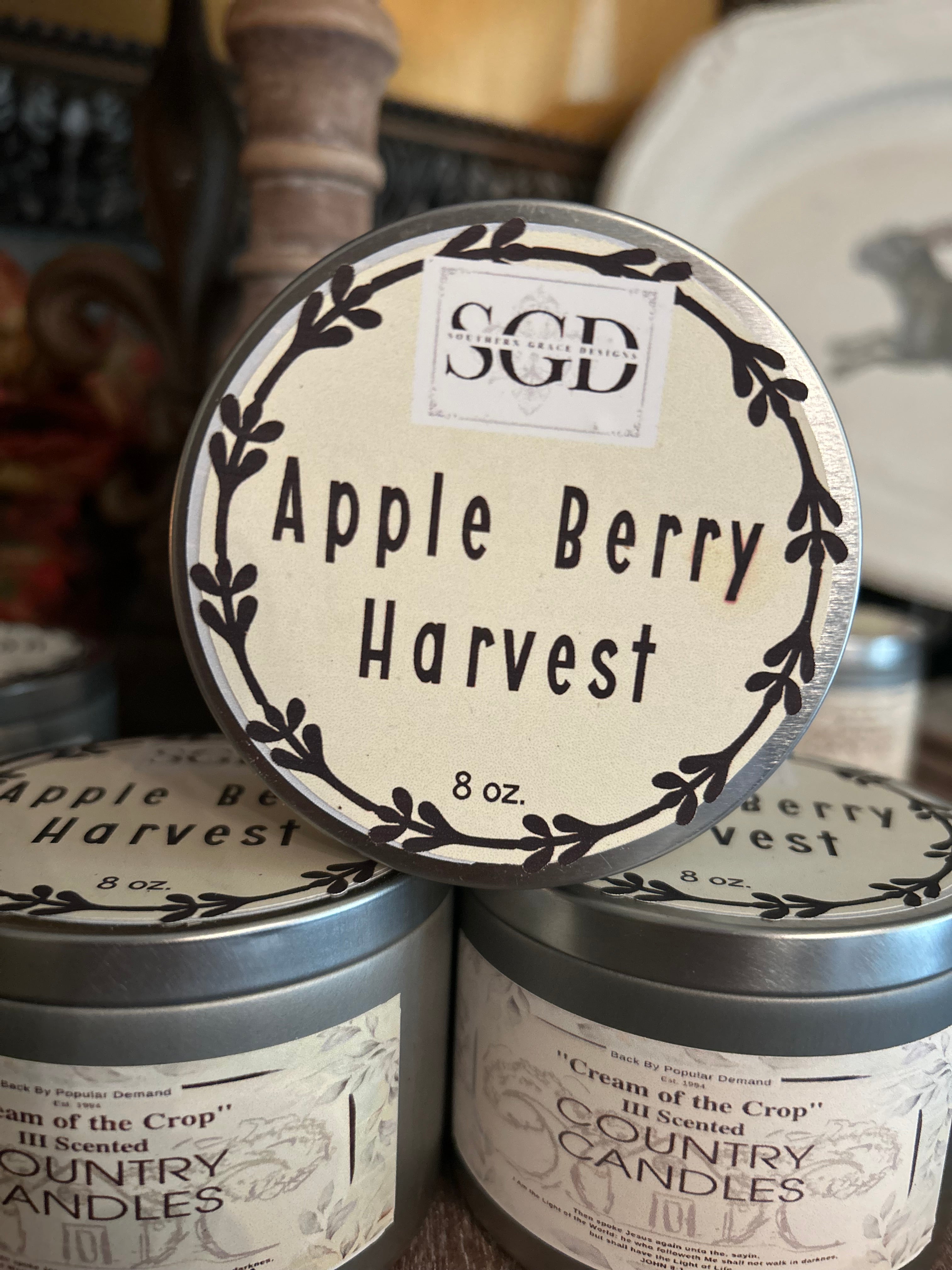 Discontinued 8OZ. SCENTED CANDLE TINS